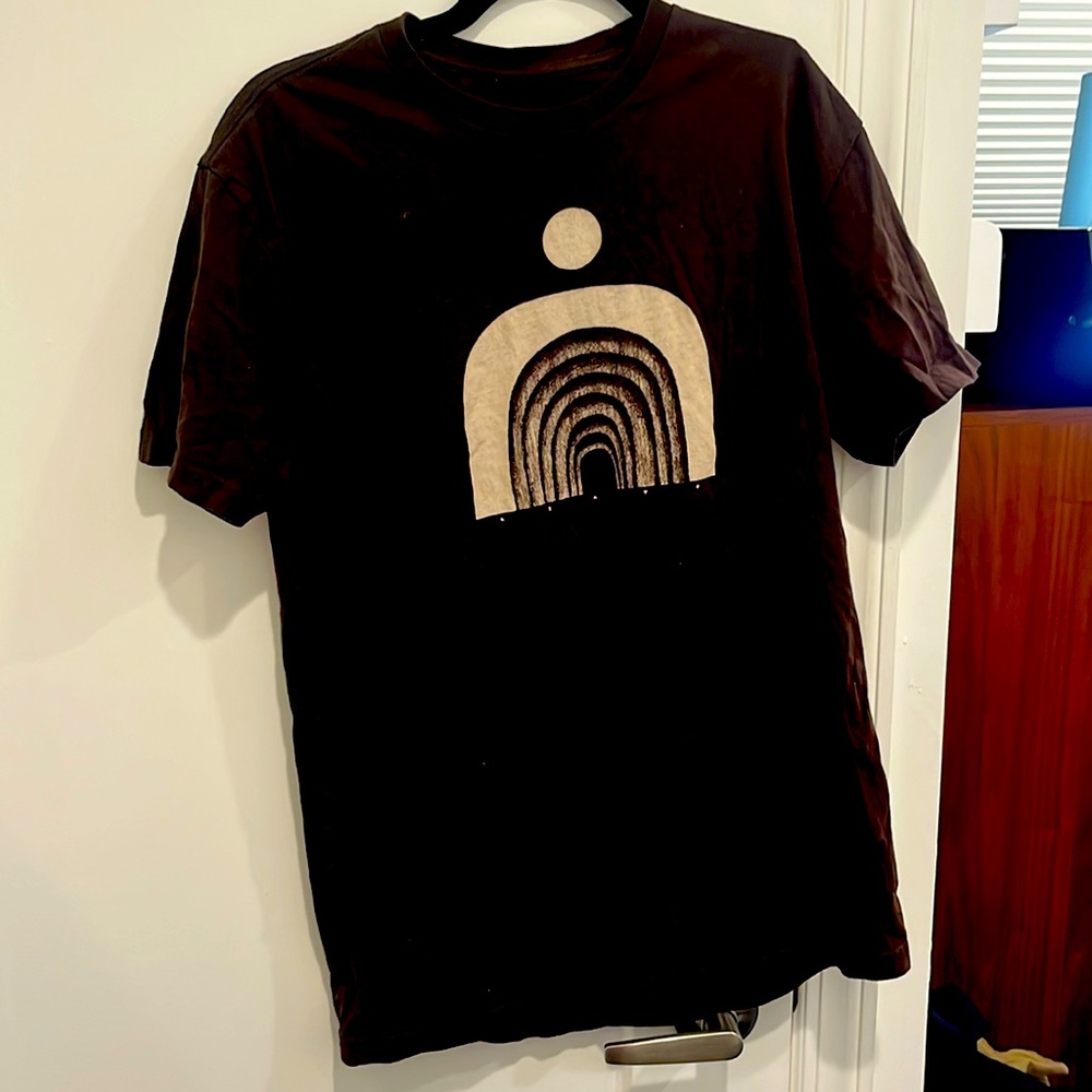 Hand printed shirt by local Joshua tree artist